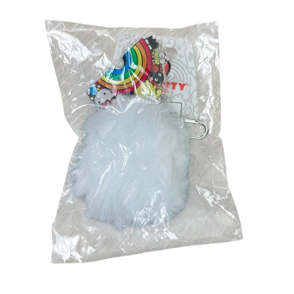 Hello Kitty and Friends Rainbow Keychain with White Pom-Pom - Picture 3 of 3